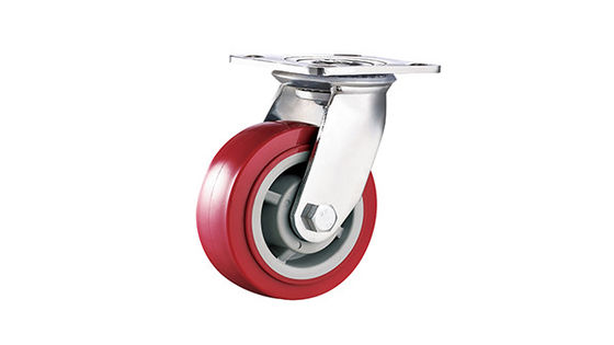 4" 5" 6" 8" Trolley-Rollrad Schwerlast-Ausnutzungsbeständiges Polyurethan-Rollrad