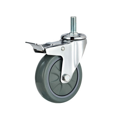 3 Zoll 4 Zoll 5 Zoll Industrielle Rollen Gewichtskapazität 100 kg PU Drehräder