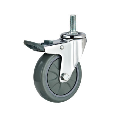 3 Zoll 4 Zoll 5 Zoll Industrielle Rollen Gewichtskapazität 100 kg PU Drehräder