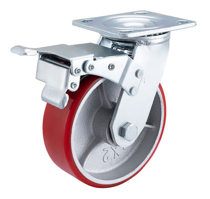 50 mm Schwerlast-Räder Schlagfest Gusseisen Industrie-Räderrad