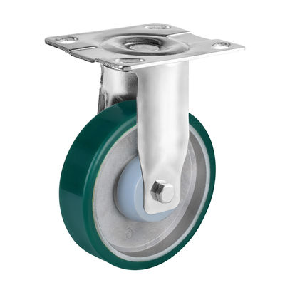 Aluminium-Polyurethan-Rollräder mit Kugellagern, industrielle mittelschwere Rollräder