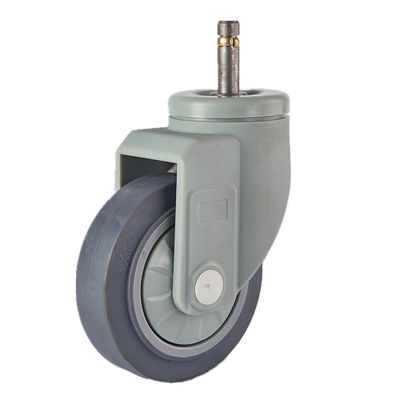 Plastikjoch TPR Medium Duty Medical Casters Räder Oberplattenmontage Installation