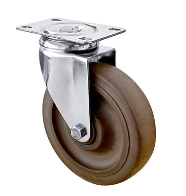 304 Edelstahl-Räderräder 125 mm Hochtemperatur-Nylon-Räderräder