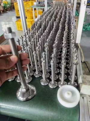 304 Edelstahl Verstellbare Füße 50mm 60mm 80mm 100mm für Industriemaschinen