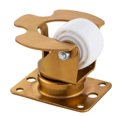 Industrielle Hochleistungs-Nylon-Lenkrollen 58mm 35mm für Gepäckwagen am Flughafen